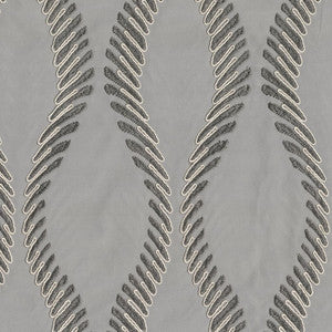Pompadour Stripe Sterling by RM CoCo Fabric