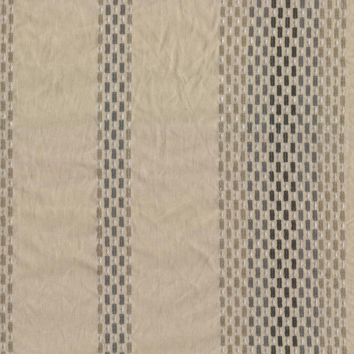 Spangle Stripe Espresso by RM CoCo Fabric Gemstones II Tahitian Gray Pearl to Onyx Base 70% Viscose 30% Linen Emb. 70% Spun Polyester 30% Viscose See Sample 0 Horizontal: 16.54 and Vertical: 0.98 54 - Fabric Carolina -