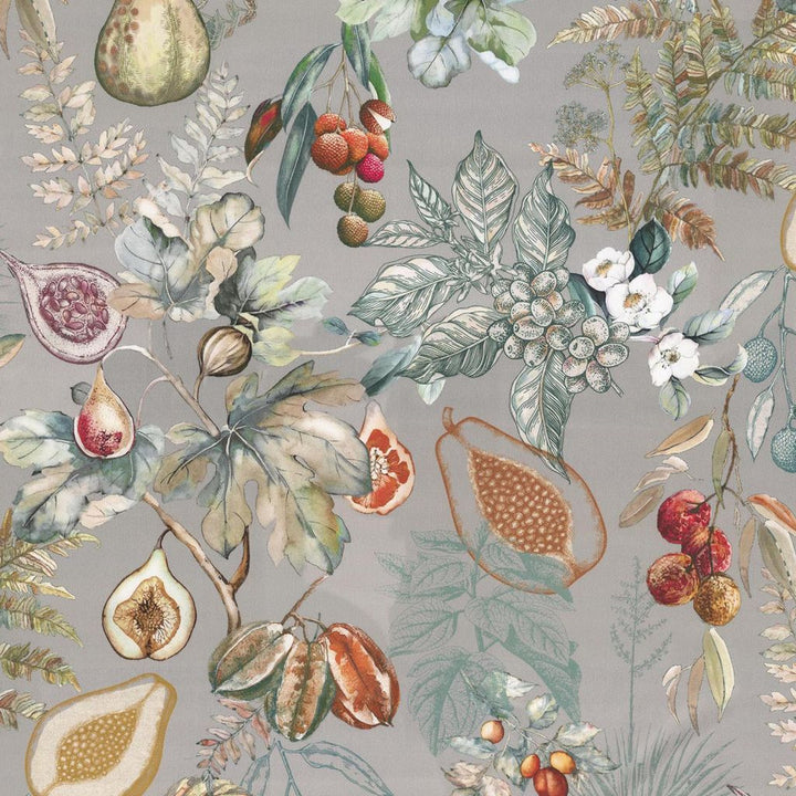Botanical Study Stone - vertical repeat wrong on waterfall by RM CoCo Fabric Gemstones II White Sapphire to Gray Moonstone 100% Polyester See Sample 0 Horizontal: 52.36 and Vertical: 36.61 55 - Fabric Carolina -