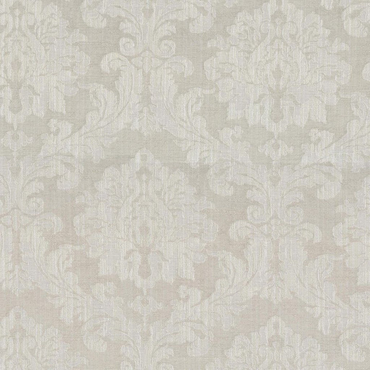 Essex Damask Mist by RM CoCo Fabric Gemstones II White Sapphire to Gray Moonstone 66% Polyester 34% Cotton See Sample 15000 Horizontal: 13.66 and Vertical: 17 55 - Fabric Carolina -