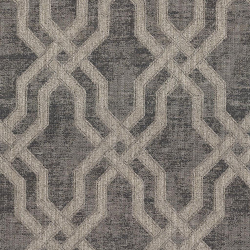 Essex Trellis Smoke by RM CoCo Fabric Gemstones II White Sapphire to Gray Moonstone 66% Polyester 34% Cotton See Sample 15000 Horizontal: 6.81 and Vertical: 10.75 55 - Fabric Carolina -