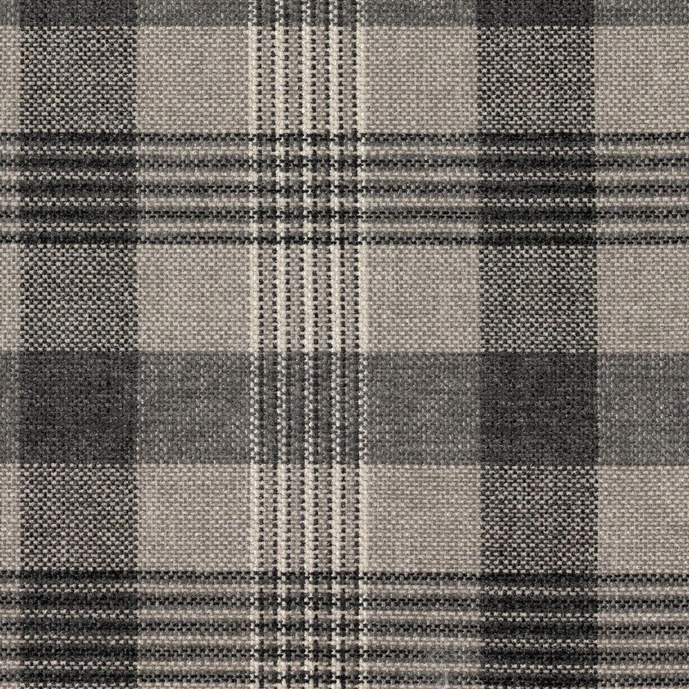 Hartley Check Ash by RM CoCo Fabric Gemstones II White Sapphire to Gray Moonstone 100% Polyester See Sample 0 Horizontal: 6.89 and Vertical: 6.69 54 - Fabric Carolina -