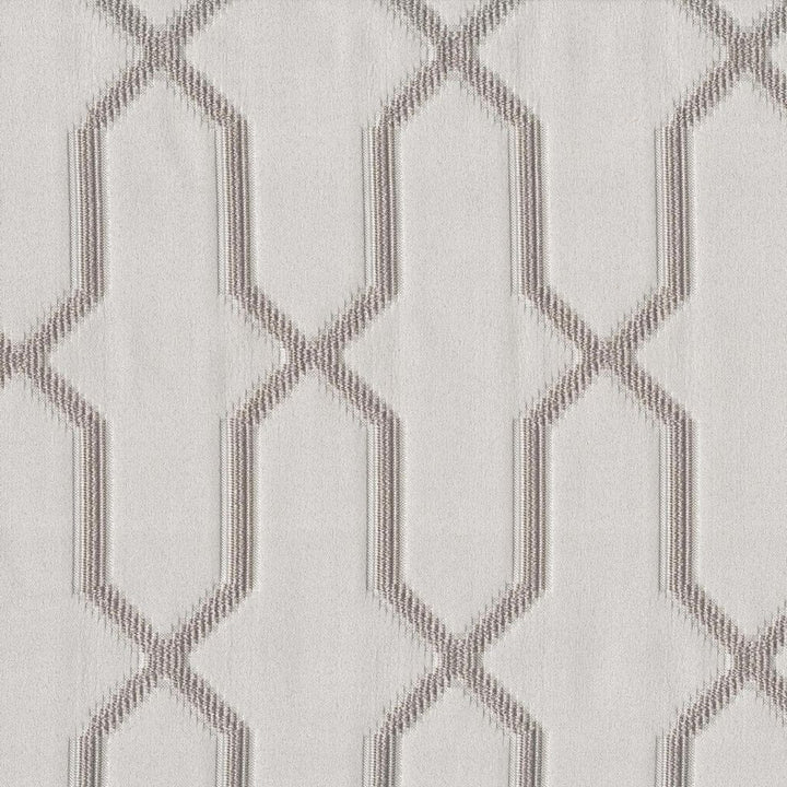 Nolita Trellis Platinum - SATIN BACKGROUND IS FACE - SAMPLE ERROR by RM CoCo Fabric Gemstones II White Sapphire to Gray Moonstone 74% Recycled Polyester 26 Polyester See Sample 0 Horizontal: 4.53 and Vertical: 9.84 55 - Fabric Carolina -
