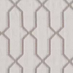 Nolita Trellis Platinum - SATIN BACKGROUND IS FACE - SAMPLE ERROR by RM CoCo Fabric