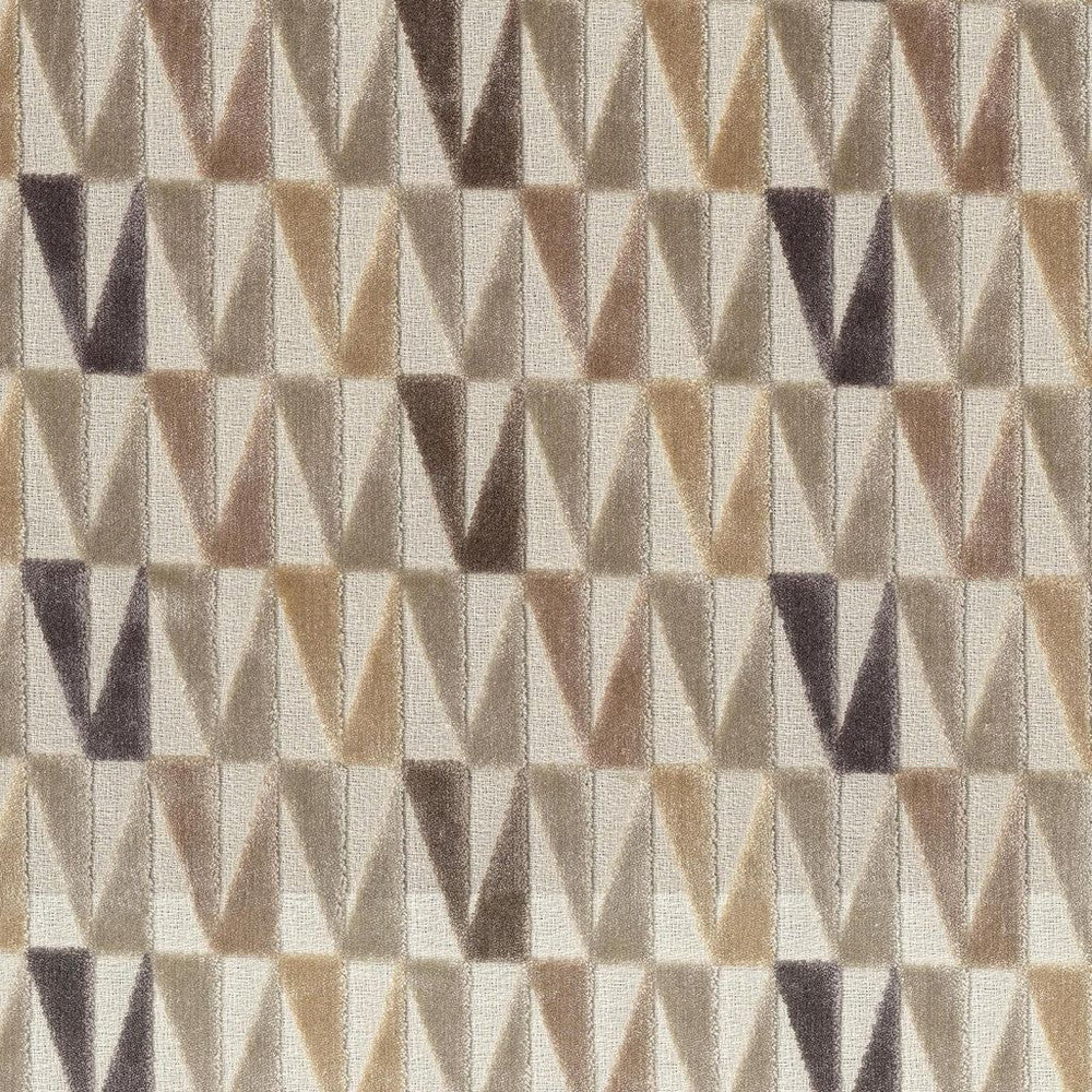 Vertex Latte by RM CoCo Fabric Gemstones II White Sapphire to Gray Moonstone 57% Spun Viscose 43% Polyester See Sample 28000 Horizontal: 7 and Vertical: 3.5 58 - Fabric Carolina -