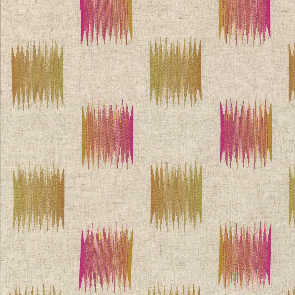 Arroyo Ikat Lantana by RM CoCo Fabric Gemstones II Pink Morganite to Amethyst 32% Viscose 26% Linen 22% Cotton 20% Spun Polyester See Sample 0 Horizontal: 17.72 and Vertical: 15.35 53 - Fabric Carolina -