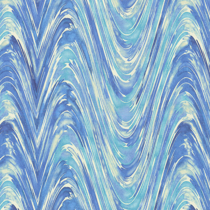 Current Ocean 170032 by Studio NYC Design Fabric - 70% Poly 30% Cotton base, 100% Poly embroidery PERU 42000 Horizontal: 13.5 and Vertical: 13.5 54 - Fabric Carolina -