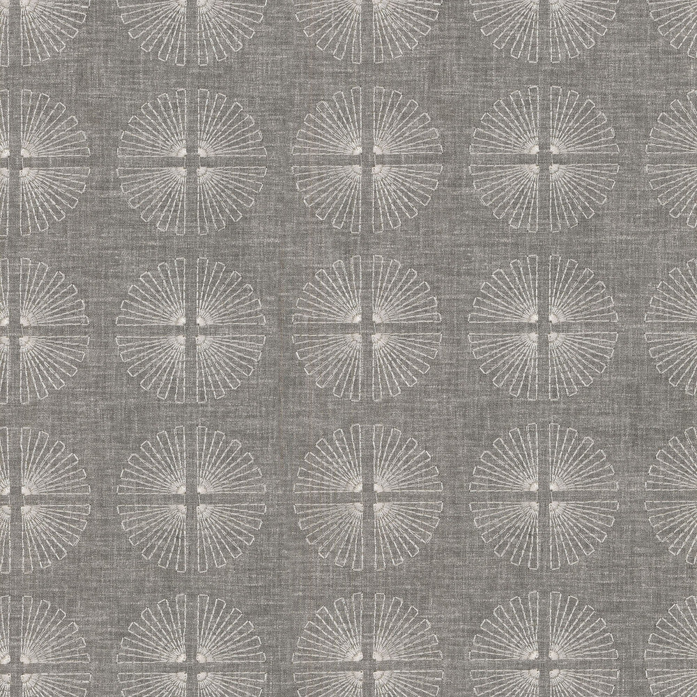 Array Emb Smoke 170071 by Studio NYC Design Fabric NATURAL EXPRESSIO Base:52% Polyester 48% Cotton Embroid:100% Rayon INDIA Wyzenbeek 9,000 Horizontal: 3.20" and Vertical: 3.20" 54" - Fabric Carolina -