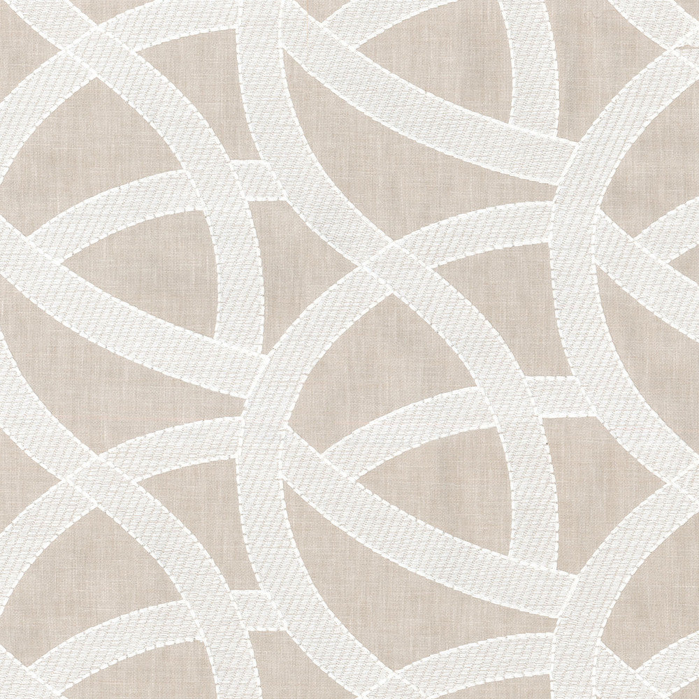 Lunar Emb Dune 170100 by Studio NYC Design Fabric - Base:50%Polyester 50%Cotton Embroid:100%Rayon India 15000 Horizontal: 9 and Vertical: 13 55" Base 52"Embroidery - Fabric Carolina -