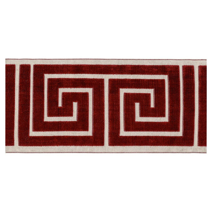 BD133 Border 7" Garnet by RM CoCo Trim Creative Threads V 58% Rayon 31% Polyester 11% Linen See Sample 0 Horizontal: 7 and Vertical: 13.5 7 - Fabric Carolina -