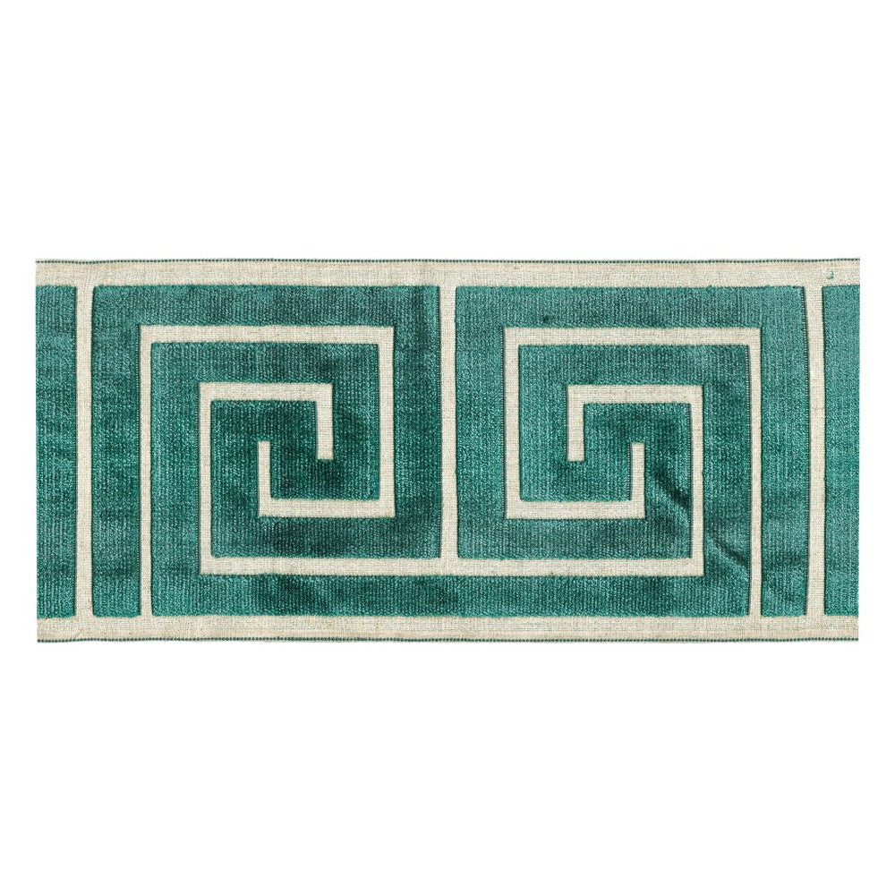 BD133 Border 7" Peacock by RM CoCo Trim Creative Threads V 58% Rayon 31% Polyester 11% Linen See Sample 0 Horizontal: 7 and Vertical: 13.5 7 - Fabric Carolina -