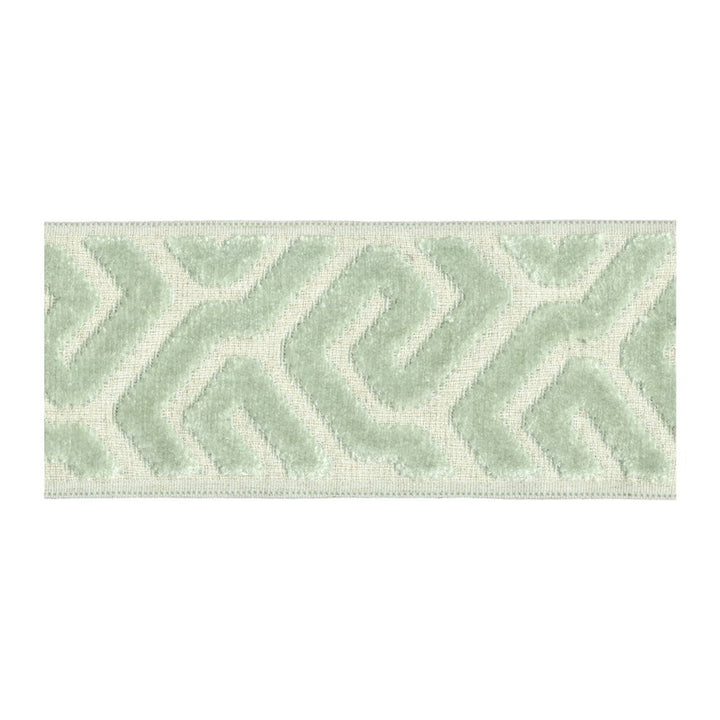 BD134 Border 3.5" Celadon by RM CoCo Trim Creative Threads VI 58% Rayon 31% Polyester 11% Linen See Sample 0 Horizontal: 3.5 and Vertical: 4 3.5 - Fabric Carolina -
