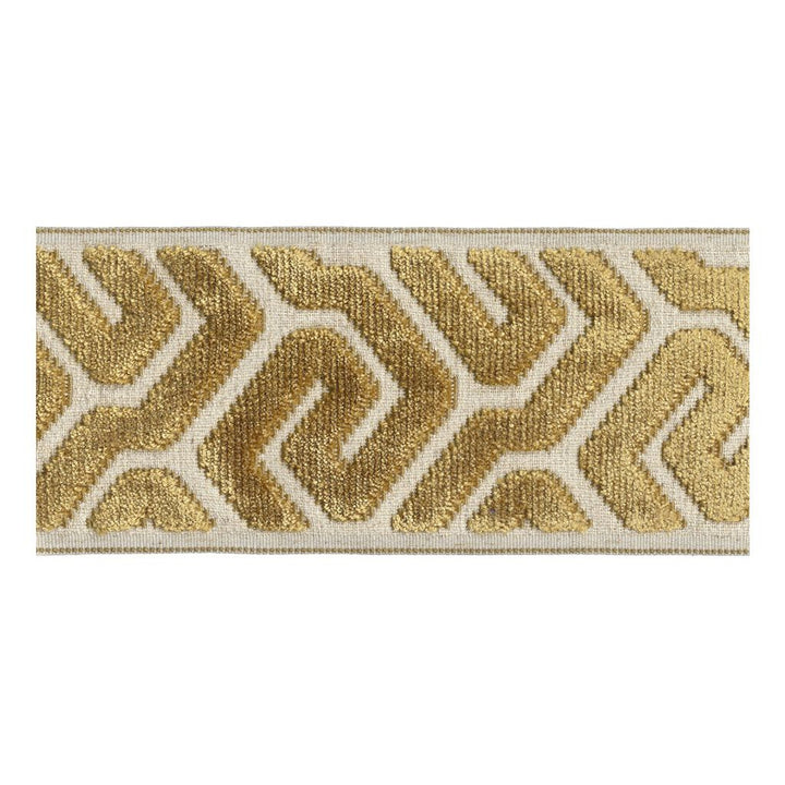 BD134 Border 3.5" Gold Rush by RM CoCo Trim Creative Threads VI 58% Rayon 31% Polyester 11% Linen See Sample 0 Horizontal: 3.5 and Vertical: 4 3.5 - Fabric Carolina -