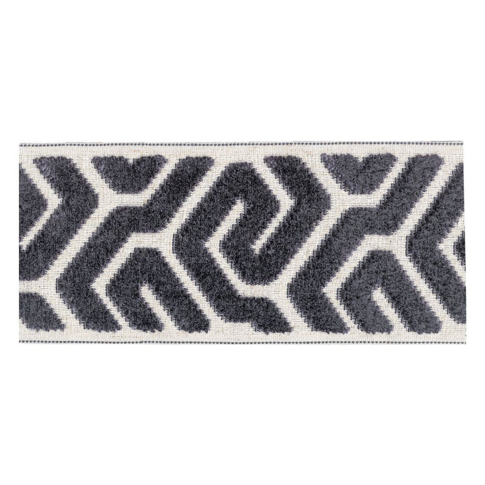 BD134 Border 3.5" Shadow by RM CoCo Trim Creative Threads VI 58% Rayon 31% Polyester 11% Linen See Sample 0 Horizontal: 3.5 and Vertical: 4 3.5 - Fabric Carolina -