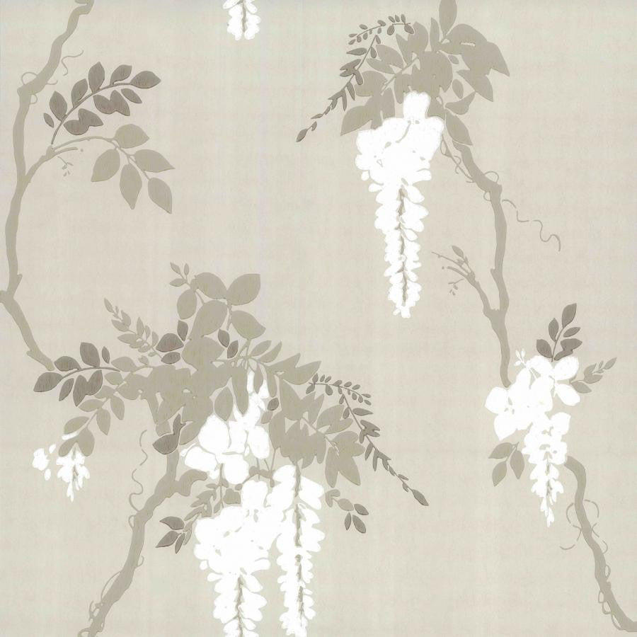 Leonora (Wp) # 01 by 1838 Wallcoverings Wallpaper Camellia HALF DROP PASTE THE WALL UNITED KINGDOM V-21" 20.5"X11YD - Fabric Carolina -