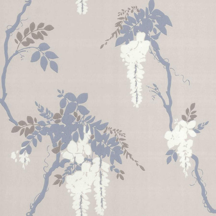 Leonora (Wp) # 02 by 1838 Wallcoverings Wallpaper Camellia HALF DROP PASTE THE WALL UNITED KINGDOM V-21" 20.5"X11YD - Fabric Carolina -