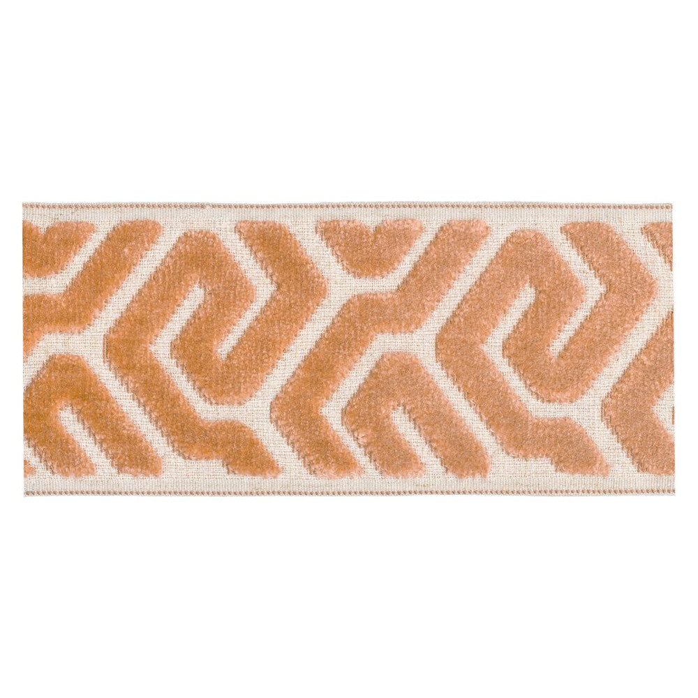 BD134 Border 3.5" Peach Melba by RM CoCo Trim Creative Threads VI 58% Rayon 31% Polyester 11% Linen See Sample 0 Horizontal: 3.5 and Vertical: 4 3.5 - Fabric Carolina -