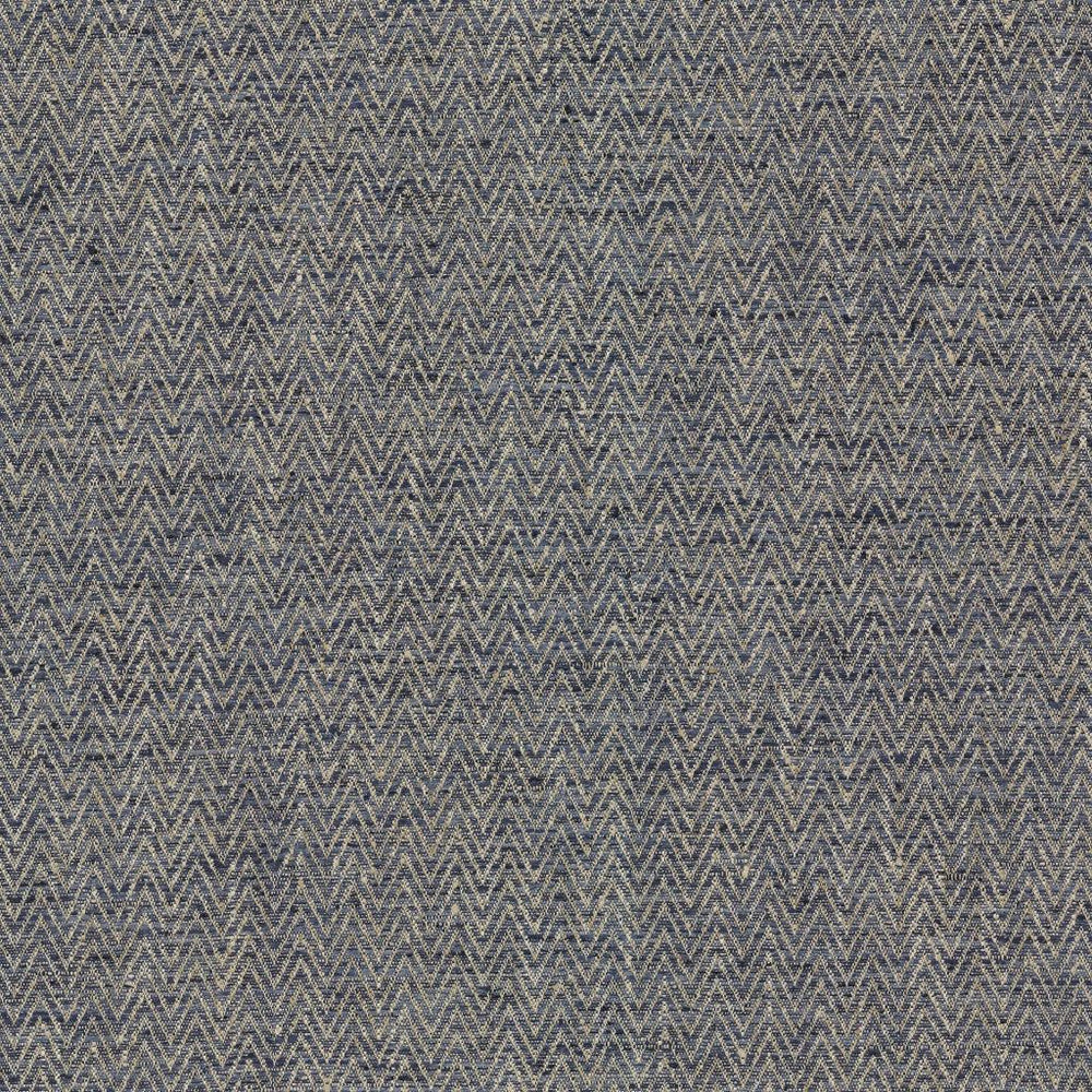 Montague Chevron Blue Stone by RM CoCo Fabric Bespoke Collection 100% Polyester See Sample 51000 Horizontal: 0.75 and Vertical: 0.5 54 - Fabric Carolina -