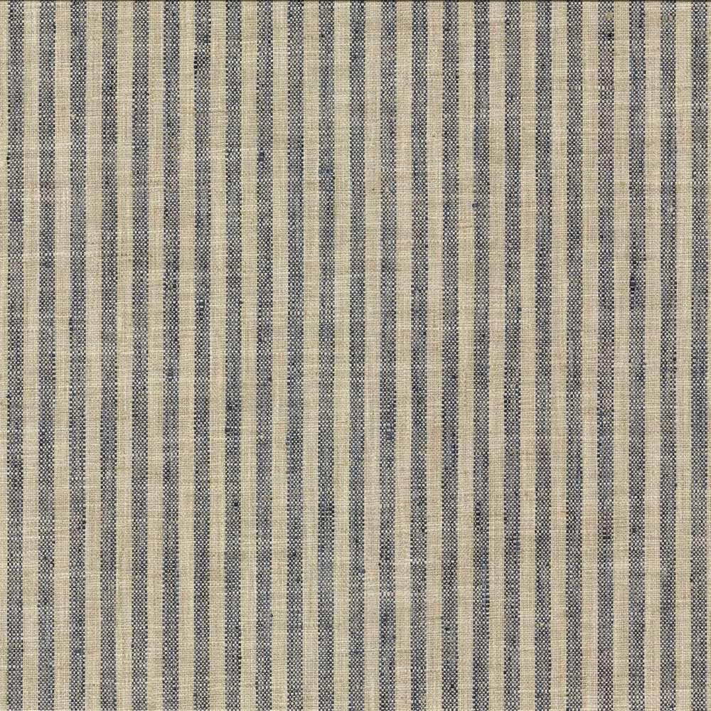 Oxford Stripe Blue Stone by RM CoCo Fabric Bespoke Collection 100% Polyester See Sample 51000 Horizontal: 1 and Vertical: 0 54 - Fabric Carolina -