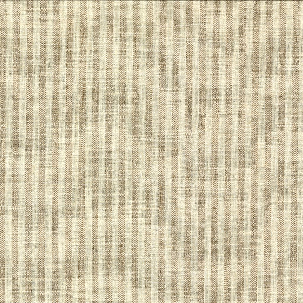 Oxford Stripe Sandstone by RM CoCo Fabric Bespoke Collection 100% Polyester See Sample 51000 Horizontal: 1 and Vertical: 0 54 - Fabric Carolina -