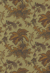 Coconut Grove Spruce 171112 by Schumacher Fabric