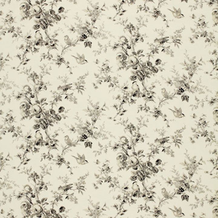 Rosemoor Toile Black 172464 by Schumacher Fabric GARDEN TOUR See Sample FRANCE TO BE DETERMINED </p><p>Repeat: Horizontal: 28 1/2" (72CM) and Vertical: 15" (38CM) 58" WIDE (147CM) - Fabric Carolina -