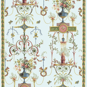 Terracina Arabesque Celestial 172632 by Schumacher Fabric