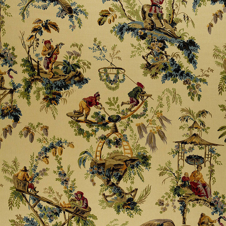 Plaisirs De La Chine Document 172850 by Schumacher Fabric Schumacher Fabric Plaisirs De La Chine Document 172850Fabric LINEN 100% THAILAND </p><p>Repeat: H: HORZ. 49" (124CM) , V: VERT. 62" (157CM) 54 - Fabric Carolina -