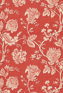 Soleil Indienne Coral 173030 by Schumacher Fabric