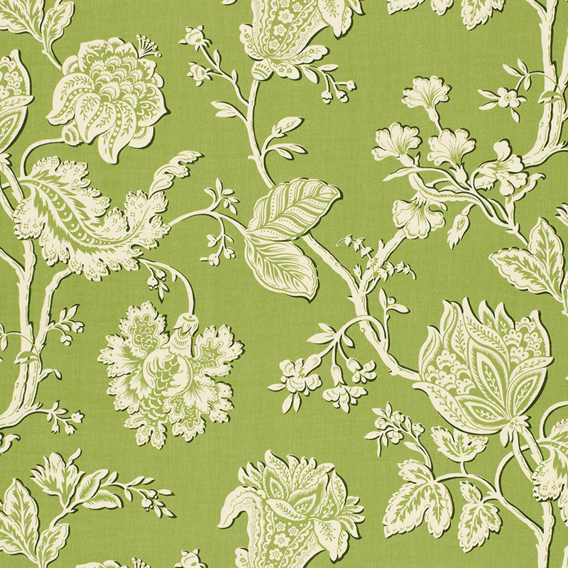 Soleil Indienne Grass 173031 by Schumacher Fabric PLEIN AIR COLLECTION F04 See Sample UNITED STATES OF AMERICA NOT APPLICABLE </p><p>Repeat: Horizontal: 27" (69CM) and Vertical: 27" (69CM) 54" WIDE (137CM) - Fabric Carolina -