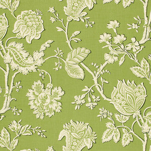 Soleil Indienne Grass 173031 by Schumacher Fabric