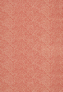 Chevron D'Ete Coral 173040 by Schumacher Fabric