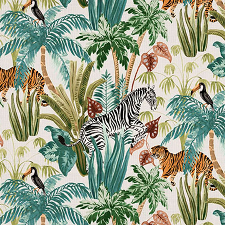 Animal Kingdom Chutney by RM CoCo Fabric Painter's Palette Cadmium Orange to Purple Lake 100% Cotton See Sample 30000 Horizontal: 13.5 and Vertical: 13.5 54 - Fabric Carolina -