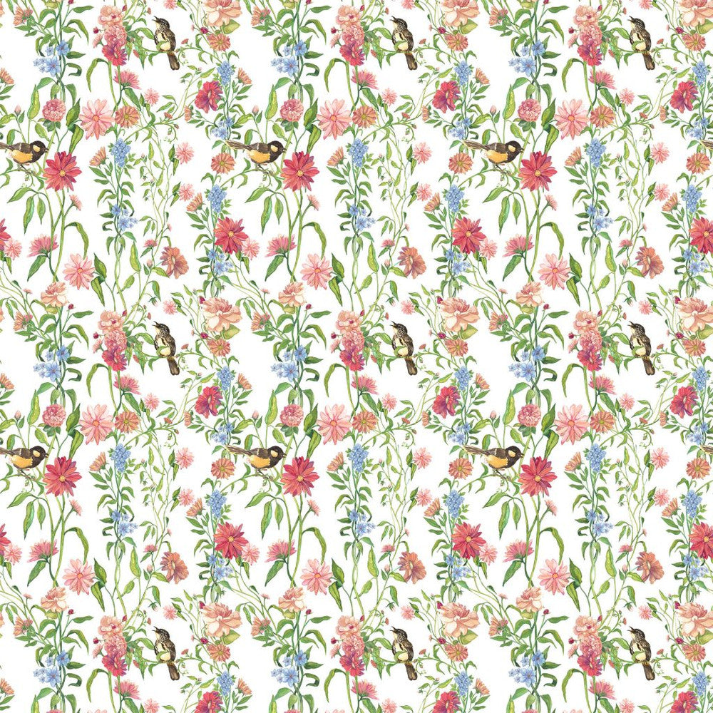 Windermere Garden Spring by RM CoCo Fabric Painter's Palette Cadmium Orange to Purple Lake See Sample 0 Horizontal: 18 and Vertical: 23 0 - Fabric Carolina -