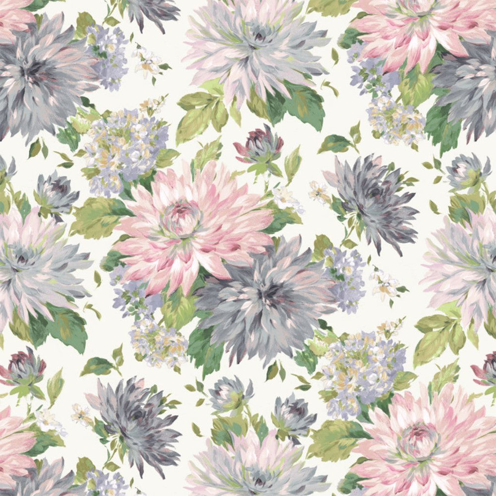 Floriana Heather by RM CoCo Fabric Painter's Palette Cadmium Orange to Purple Lake 55% Linen 45% Viscose See Sample 12000 Horizontal: 27.5 and Vertical: 23.75 56.5 - Fabric Carolina -