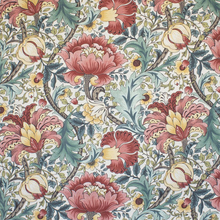Floral Whimsy Peony by RM CoCo Fabric Painter's Palette Cadmium Orange to Purple Lake 100% Cotton See Sample 0 Horizontal: 27 and Vertical: 26 54 - Fabric Carolina -