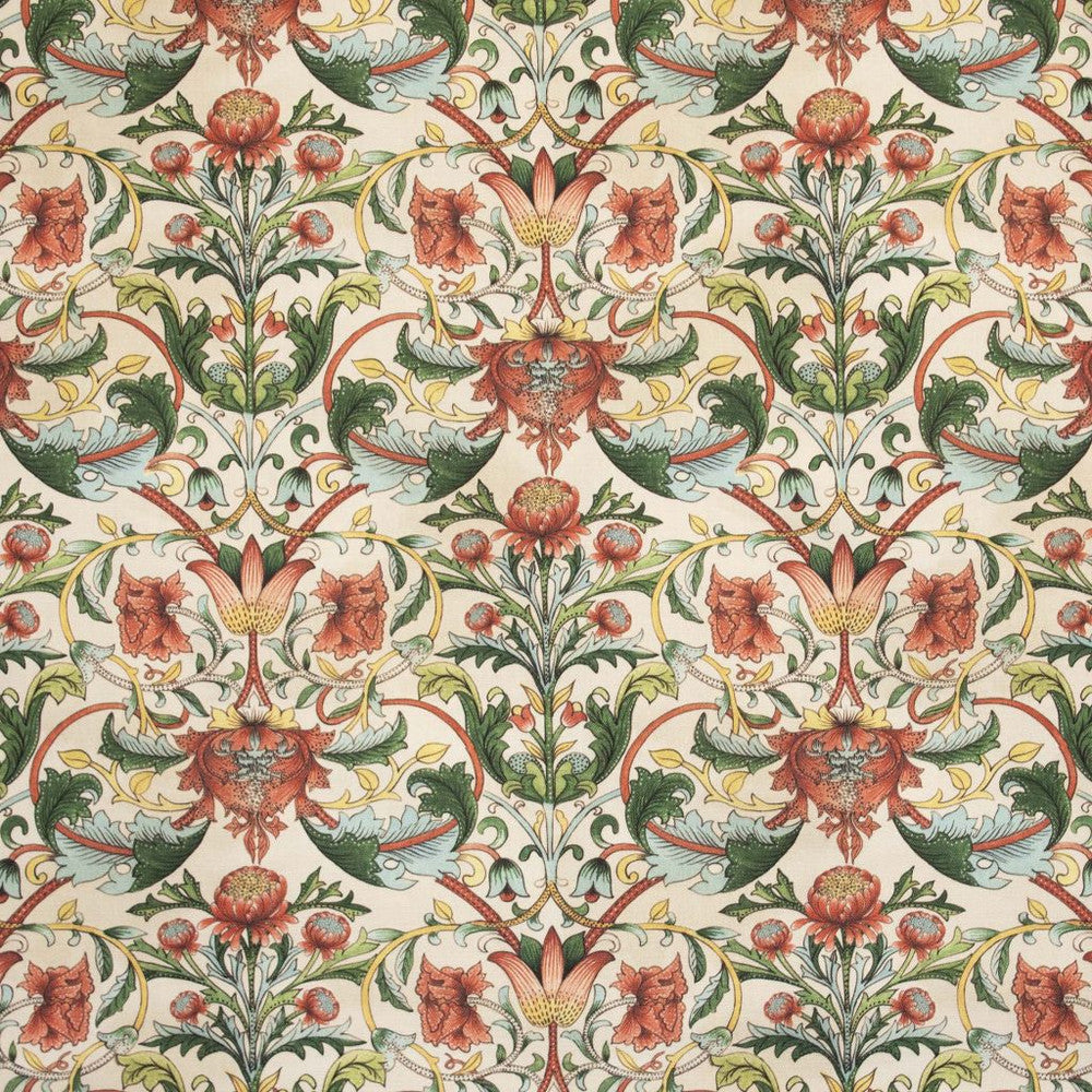 Idelwild Camelia by RM CoCo Fabric Painter's Palette Cadmium Orange to Purple Lake 100% Cotton See Sample 0 Horizontal: 13.5 and Vertical: 17.75 54 - Fabric Carolina -