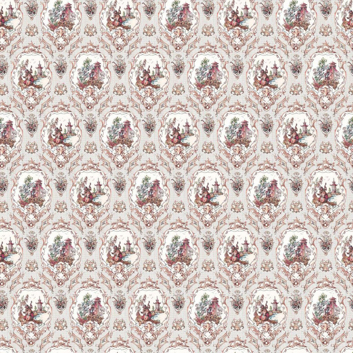 Les Singes Musiciens Orchestra Document by RM CoCo Fabric Painter's Palette Cadmium Orange to Purple Lake See Sample 0 Horizontal: 18 and Vertical: 36 0 - Fabric Carolina -