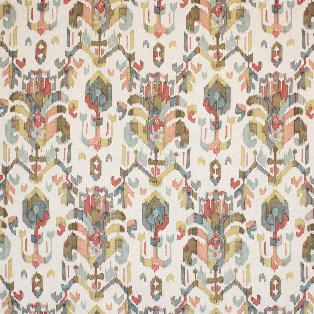 Mumbai Ikat Opal by RM CoCo Fabric Painter's Palette Cadmium Orange to Purple Lake 100% Cotton See Sample 50000 Horizontal: 14 and Vertical: 27.25 57 - Fabric Carolina -