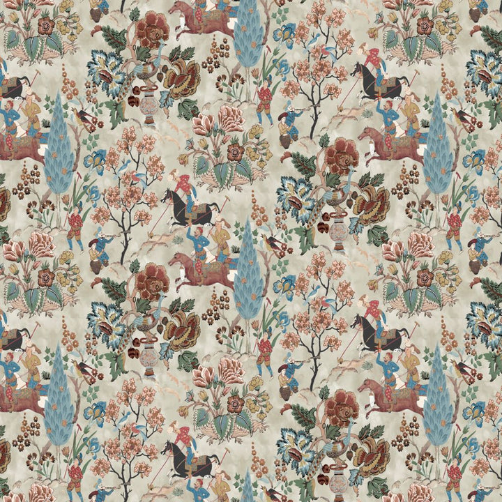 Ottoman Adventures Rose Quartz by RM CoCo Fabric Painter's Palette Cadmium Orange to Purple Lake 55% Linen 45% Viscose See Sample 0 Horizontal: 27 and Vertical: 35.8 55.12 - Fabric Carolina -