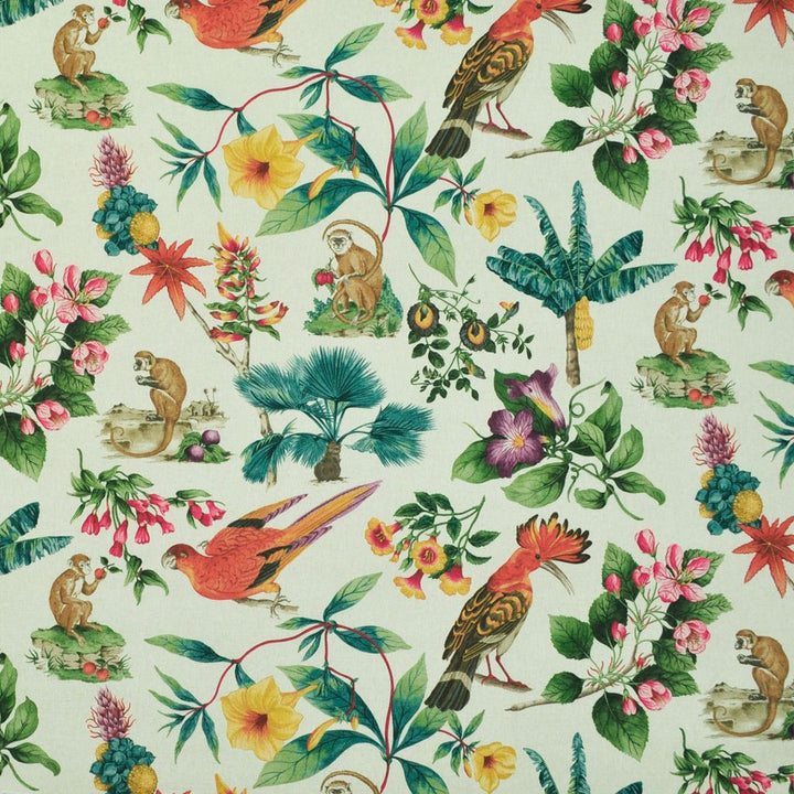 Paradiso Isle Pink Peppercorn by RM CoCo Fabric Painter's Palette Cadmium Orange to Purple Lake 55% Linen 45% Cotton See Sample 51000 Horizontal: 27 and Vertical: 25.25 54 - Fabric Carolina -