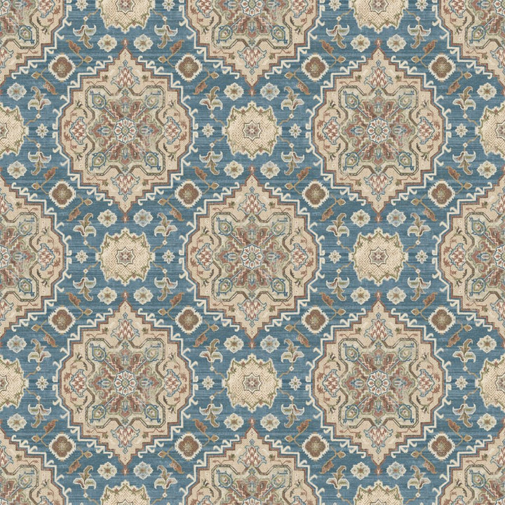 Santa Fe Blue Spruce by RM CoCo Fabric Painter's Palette Cerulean Blue to Viridian Green 75% Cotton 25% Linen See Sample 17000 Horizontal: 27 and Vertical: 24.75 56.25 - Fabric Carolina -