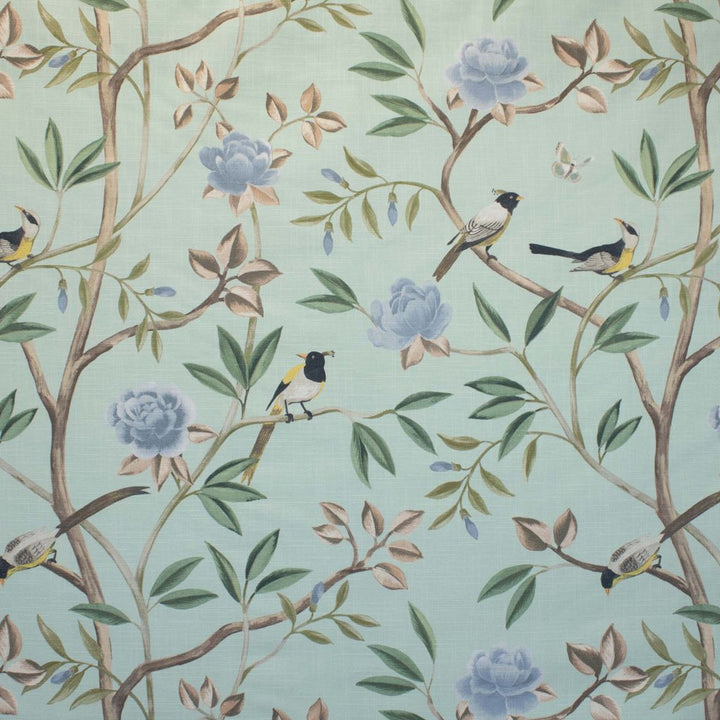 Songbird Aqua Mist by RM CoCo Fabric Painter's Palette Cerulean Blue to Viridian Green 100% Cotton See Sample 30000 Horizontal: 27 and Vertical: 27 54 - Fabric Carolina -