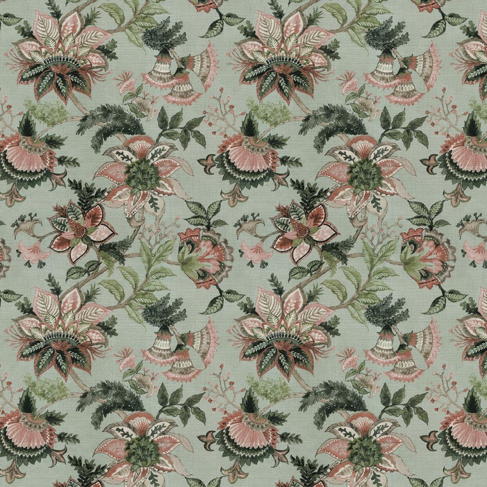 Surrey Manor Aegean by RM CoCo Fabric Painter's Palette Cerulean Blue to Viridian Green 100% Cotton See Sample 0 Horizontal: 18.9 and Vertical: 22.44 58.27 - Fabric Carolina -