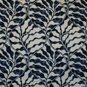 Timberleaf Cobalt by RM CoCo Fabric