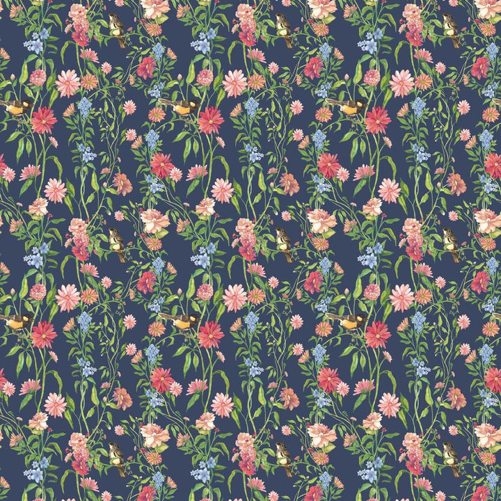 Windermere Garden Cerulean by RM CoCo Fabric Painter's Palette Cerulean Blue to Viridian Green See Sample 0 Horizontal: 18 and Vertical: 23 0 - Fabric Carolina -