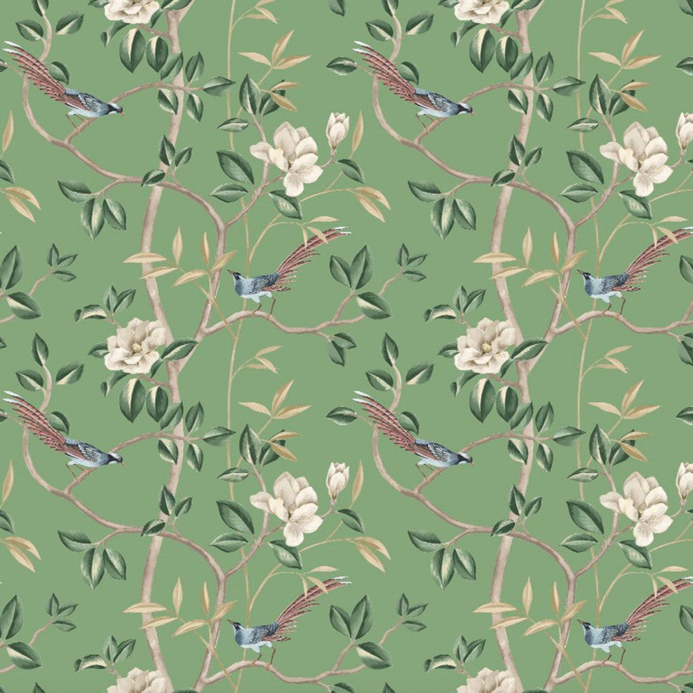 Clissold Park Mint by RM CoCo Fabric Painter's Palette Cerulean Blue to Viridian Green 55% Linen 45% Viscose See Sample 0 Horizontal: 17.72 and Vertical: 17.72 55.12 - Fabric Carolina -