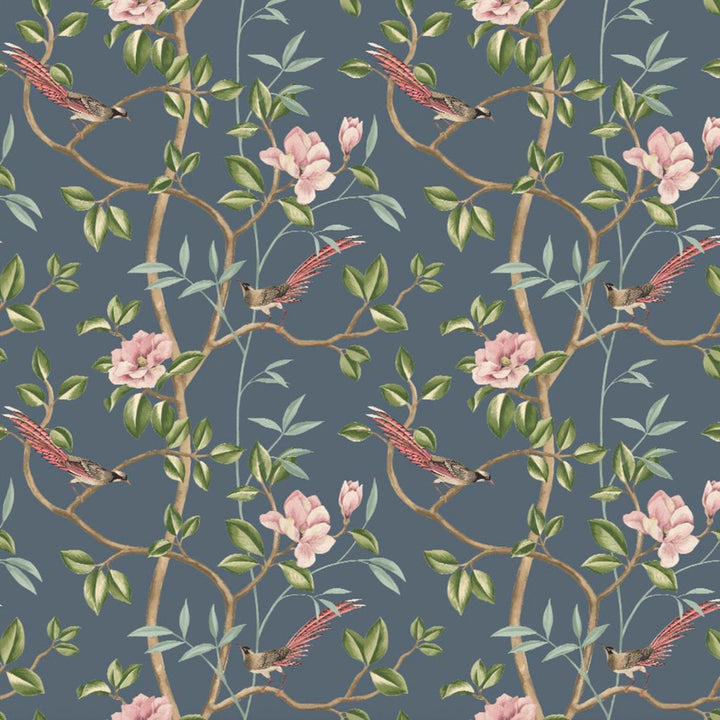 Clissold Park Twilight by RM CoCo Fabric Painter's Palette Cerulean Blue to Viridian Green 55% Linen 45% Viscose See Sample 0 Horizontal: 17.72 and Vertical: 17.72 55.12 - Fabric Carolina -