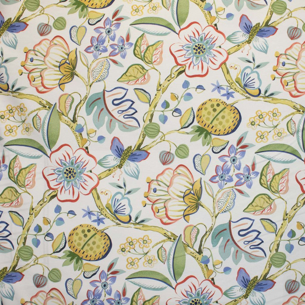 Enchanted Forest Opal by RM CoCo Fabric Painter's Palette Cerulean Blue to Viridian Green 100% Cotton See Sample 50000 Horizontal: 13.5 and Vertical: 27 54 - Fabric Carolina -