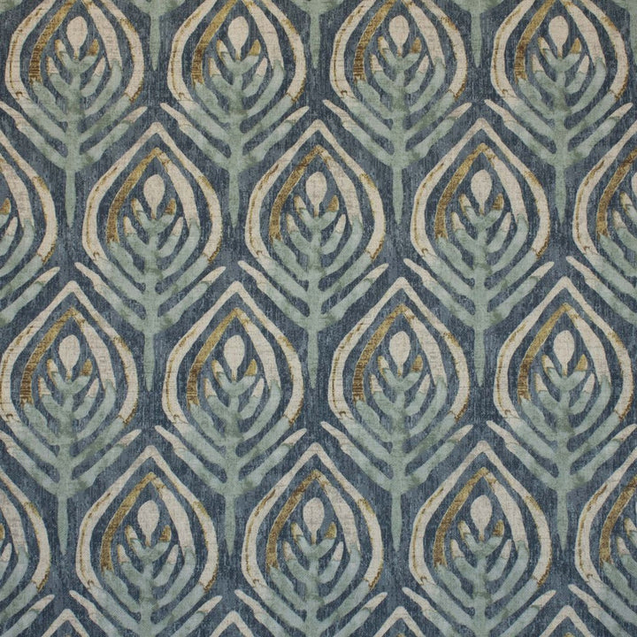 Las Palmas Mood Indigo by RM CoCo Fabric Painter's Palette Cerulean Blue to Viridian Green 90% Polyester 10% Linen See Sample 63000 Horizontal: 7 and Vertical: 13.5 55.08 - Fabric Carolina -
